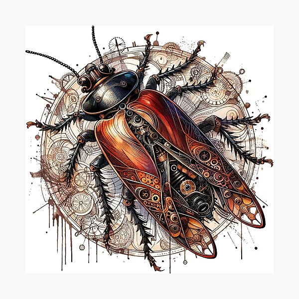 Item preview, Steam Punk Cockroach designed and sold by clarkfraser.