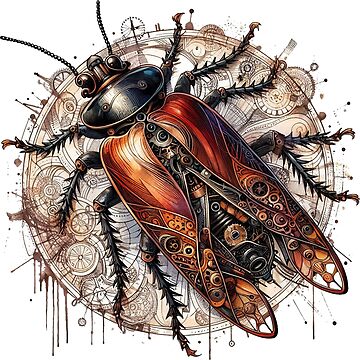 Artwork thumbnail, Steam Punk Cockroach by clarkfraser