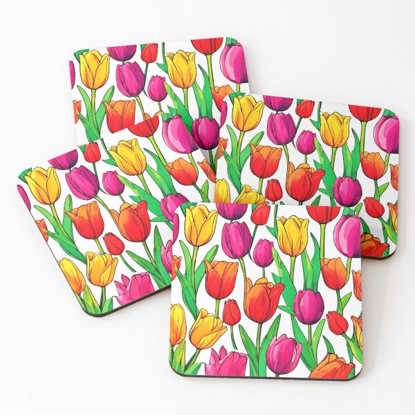 Item preview, Cartoon Tulip Artistry designed and sold by Health And Fitness Posts e-Store.