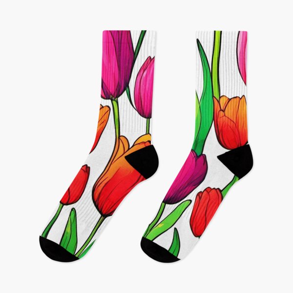 Item preview, Cartoon Tulip Artistry designed and sold by Health And Fitness Posts e-Store.