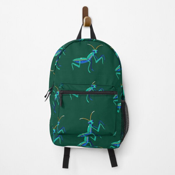 Item preview, Colorful Blue Green Praying Mantis Insect Pattern designed and sold by julyperson.