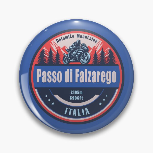 Artikelvorschau, Passo di Falzarego Italien Motorradfahren Berg Design entworfen und verkauft von CynthiaGraphics.