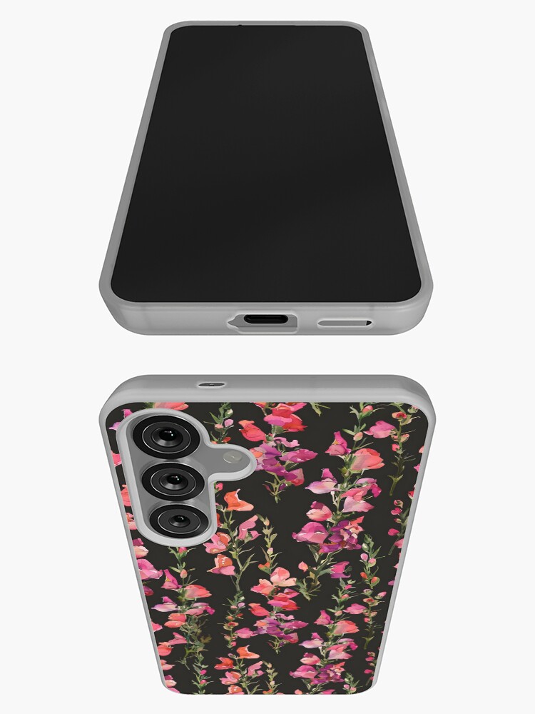 Aperçu 3 sur 4. Coque Samsung Galaxy avec l'œuvre Fleur de muflier #3. créée et vendue par kizenya.