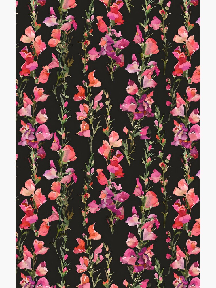Aperçu 4 sur 4. Coque Samsung Galaxy avec l'œuvre Fleur de muflier #3. créée et vendue par kizenya.