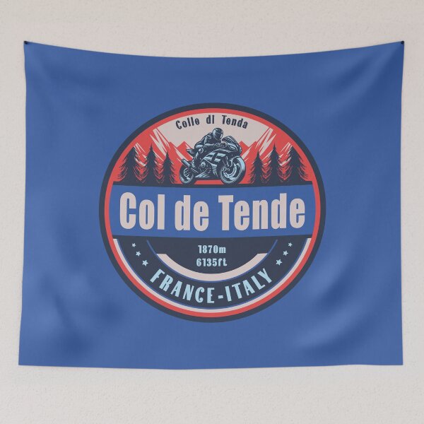 Item preview, Col de Tende Italy-France Motorcycling Mountain Design designed and sold by CynthiaGraphics.