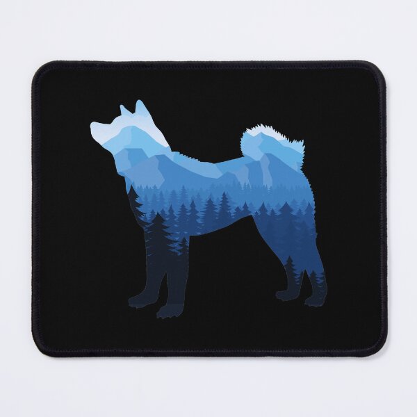 Item preview, American Akita Art Forest Landscape designed and sold by Pati-Design.