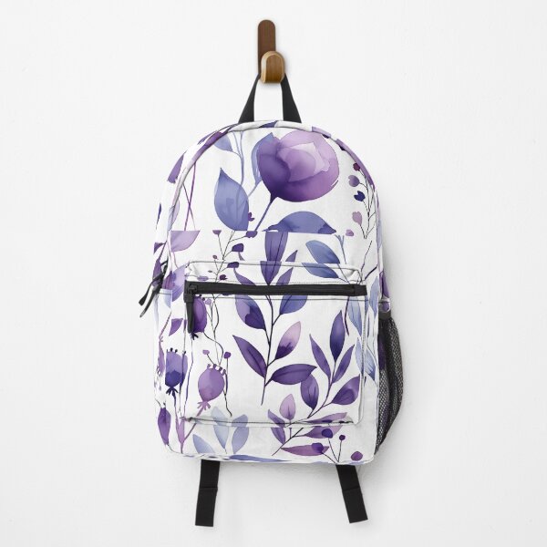 Item preview, Purple Watercolor Floral Design designed and sold by Dezainz.