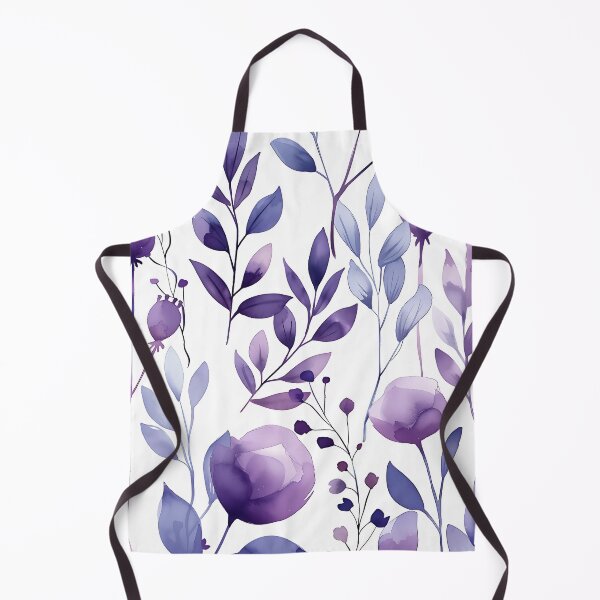 Item preview, Purple Watercolor Floral Design designed and sold by Dezainz.