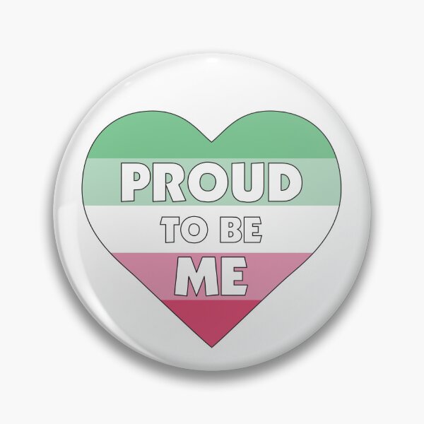 Item preview, Proud to Be Me LGBTQ+ Abrosexual Pride Flag Heart designed and sold by JoyfulJen.