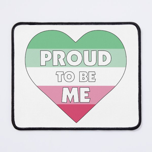 Item preview, Proud to Be Me LGBTQ+ Abrosexual Pride Flag Heart designed and sold by JoyfulJen.