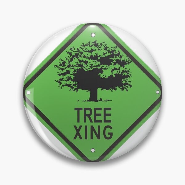 Item preview, Tree Crossing Green Diamond Sign Art designed and sold by TerScott.