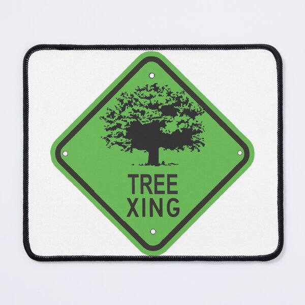 Item preview, Tree Crossing Green Diamond Sign Art designed and sold by TerScott.