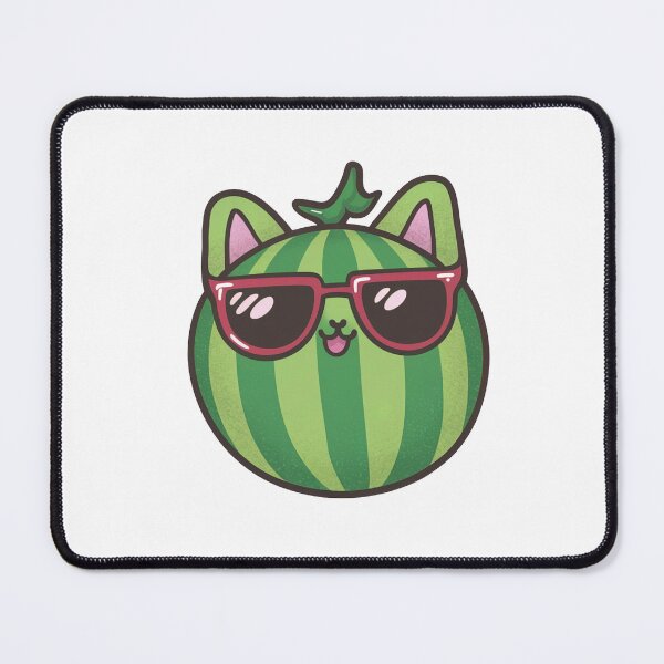 Item preview, Watermelon Kawaii Cat in Sunglasses designed and sold by canvadreamer444.