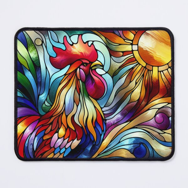 Item preview, Stained Glass Rooster  designed and sold by foilhat.