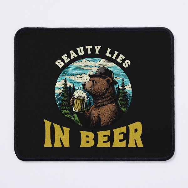 Item preview, Beauty lies in beer bear designed and sold by SekoOne.