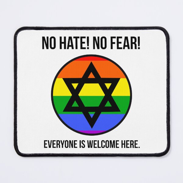 Item preview, Inclusive progressive Jewish design against hate  designed and sold by Rachel the Artist .