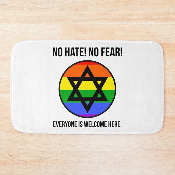 Item preview, Inclusive progressive Jewish design against hate  designed and sold by Rachel the Artist .