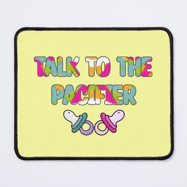 Item preview, Talk to the pacifier - cute and funny joke for kids designed and sold by mariya-ivanova.