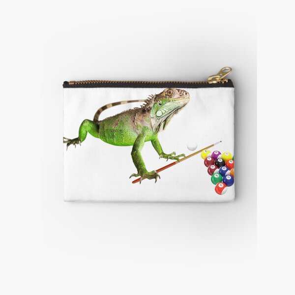Item preview, Funny Iguana Playing Pool With Cue Billiards  designed and sold by julyperson.