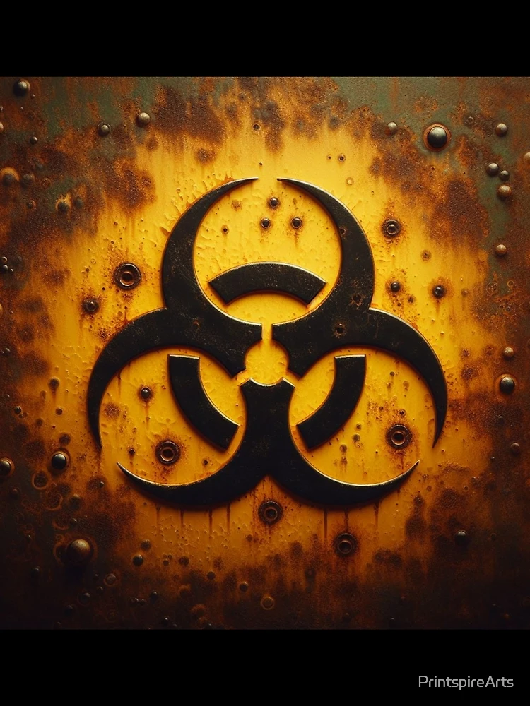 Thumbnail 3 of 3, Scarf, BioHazard designed and sold by PrintspireArts.