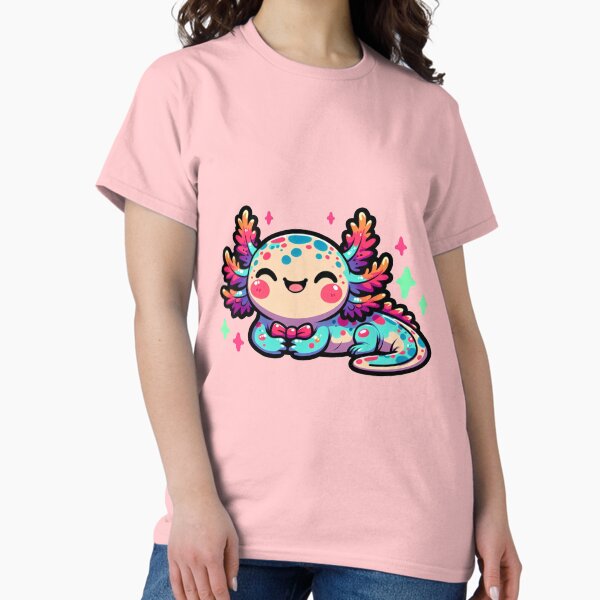Item preview,  Cute Bright Coloured Pink Axotl (Gecko / Salamander) designed and sold by NerdiPop.
