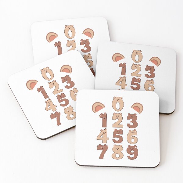 Item preview, Bear Animal Counting Poster, Numbers 1-9, Educational designed and sold by ArtiseGraphics.