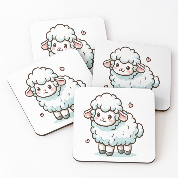 Item preview, cute happy sheep  designed and sold by Ella_Sketch.