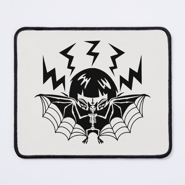 Item preview, Psychobilly bat BW designed and sold by RustyTears.