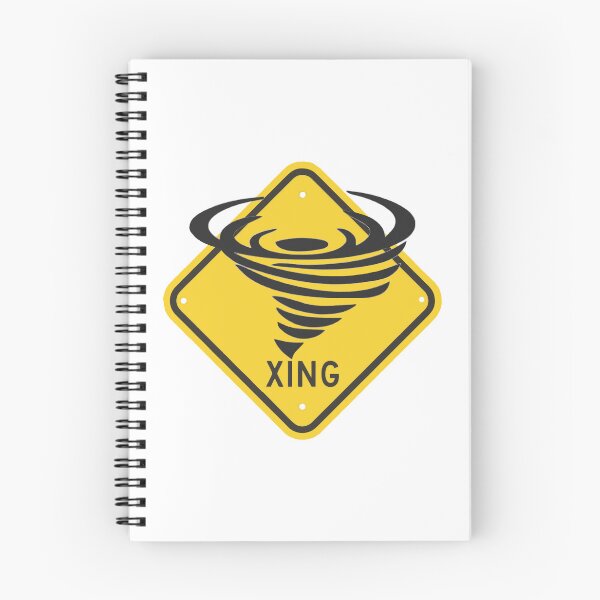 Item preview, Tornado Crossing Yellow Diamond Caution Sign designed and sold by TerScott.