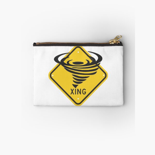 Item preview, Tornado Crossing Yellow Diamond Caution Sign designed and sold by TerScott.