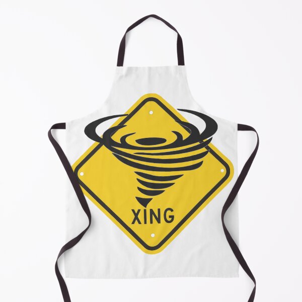 Item preview, Tornado Crossing Yellow Diamond Caution Sign designed and sold by TerScott.