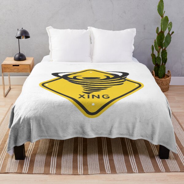 Item preview, Tornado Crossing Yellow Diamond Caution Sign designed and sold by TerScott.