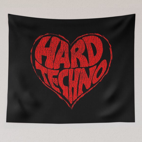 Item preview, I love Hard Techno vintage badge. designed and sold by paulo silveira.