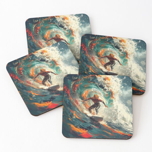 Item preview, Vivid Surge - Abstract Surf Art Explosion designed and sold by Tsurfinculture.