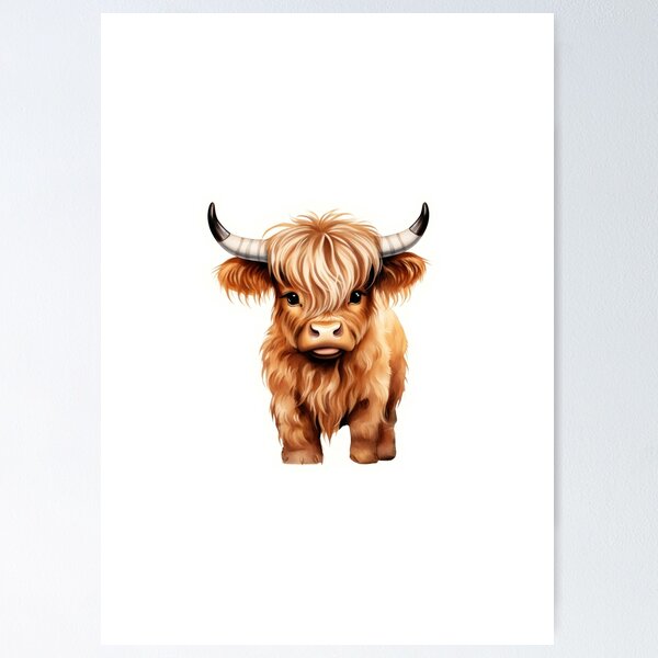 Item preview, Highland Cow 1 designed and sold by Made-by-Gus.