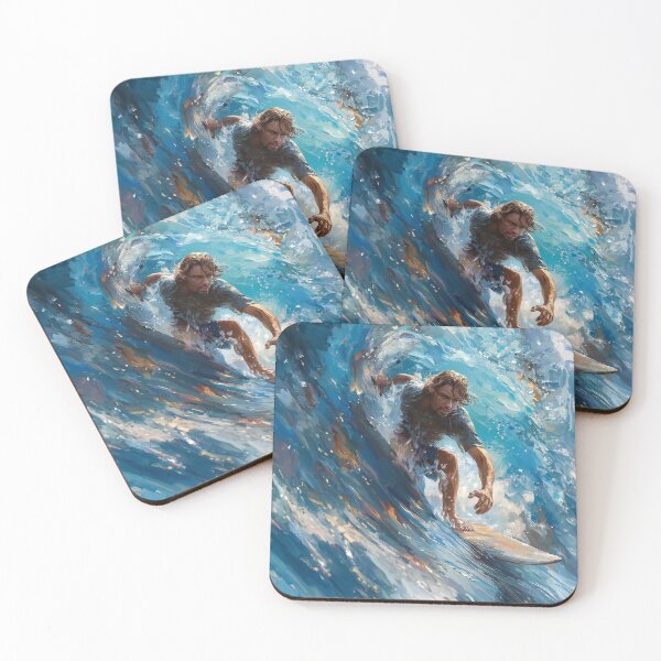 Item preview, Oceanic Odyssey - Photorealistic Surfer in Action designed and sold by Tsurfinculture.