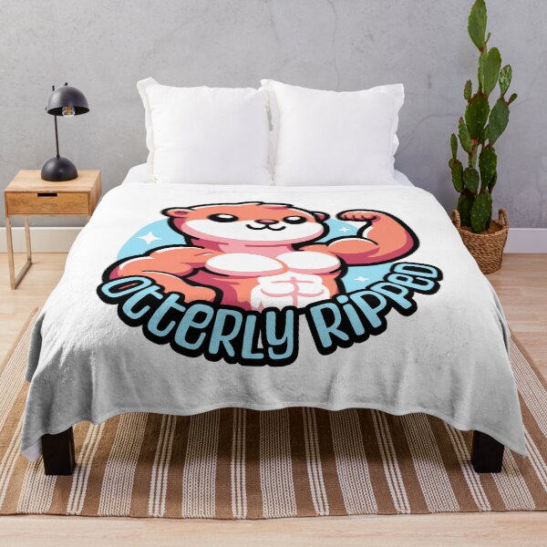 Item preview, Otterly Ripped! Cute Muscular Otter Pun designed and sold by PMCreative.