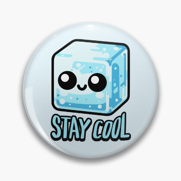 Item preview, Stay cool! Cute Ice Cube Pun designed and sold by PMCreative.