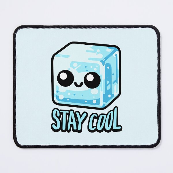 Item preview, Stay cool! Cute Ice Cube Pun designed and sold by PMCreative.