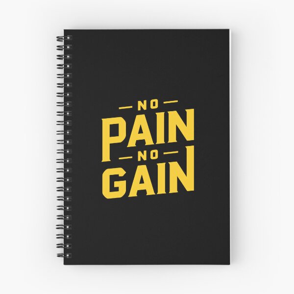 Item preview, No pain, no gain | simple yellow designed and sold by Weknes.