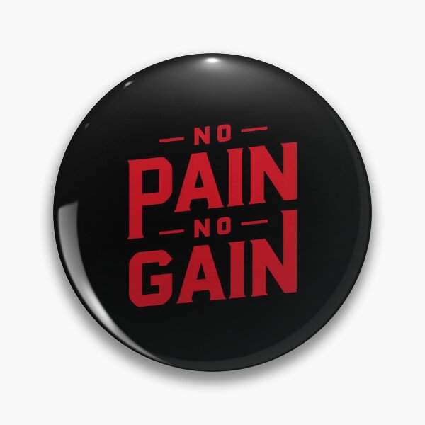 Item preview, No pain, no gain | simple red designed and sold by Weknes.