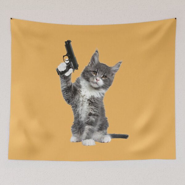 Item preview, Pistol Cat designed and sold by AMERICANCHEEZ.