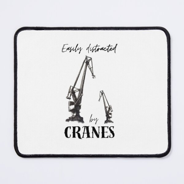 Item preview, Construction cranes Easily Distracted by cranes designed and sold by alczar.