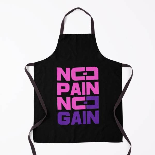 Item preview, No pain, no gain | pink and purple designed and sold by Weknes.