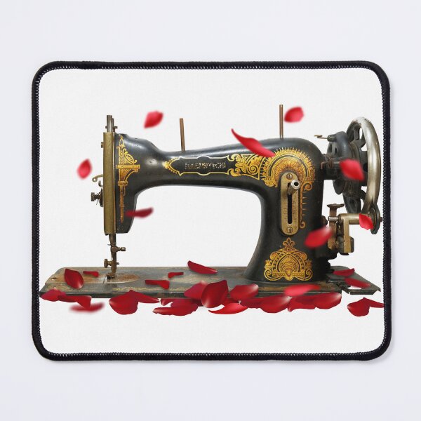 Item preview, Sewing machine with roses. Birth month flower sewing machine june designed and sold by godleo.