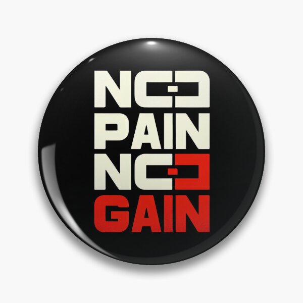 Item preview, No pain, no gain | cram red designed and sold by Weknes.
