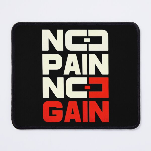 Item preview, No pain, no gain | cram red designed and sold by Weknes.