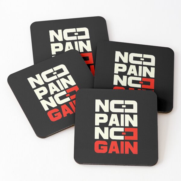 Item preview, No pain, no gain | cram red designed and sold by Weknes.