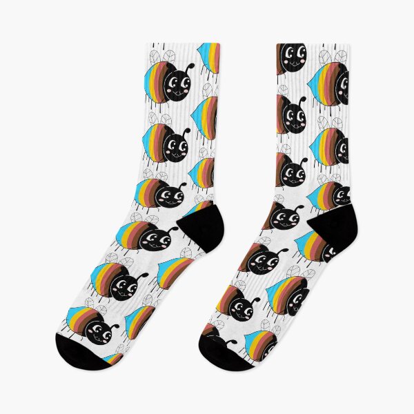 Item preview, Bee Proud Polygender Pride Flag designed and sold by HarveyHandcraftsandDesigns.