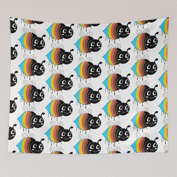 Item preview, Bee Proud Polygender Pride Flag designed and sold by HarveyHandcraftsandDesigns.
